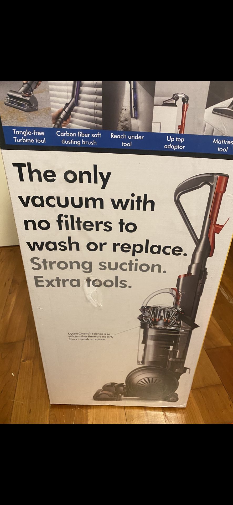 DYSON - CINETIC BIG BALL ANIMAL + ALLERGY UPRIGHT VACUUM - IRON/NICKE Sells For $700 On eBay