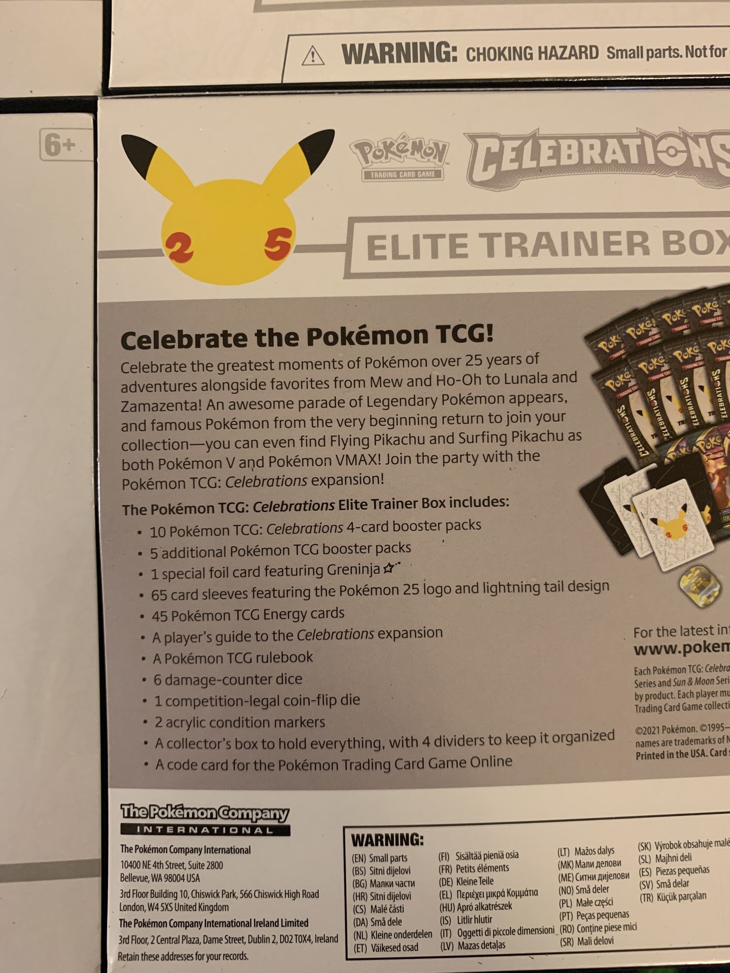 Pokémon 25th Anniversary Celebrations ETB