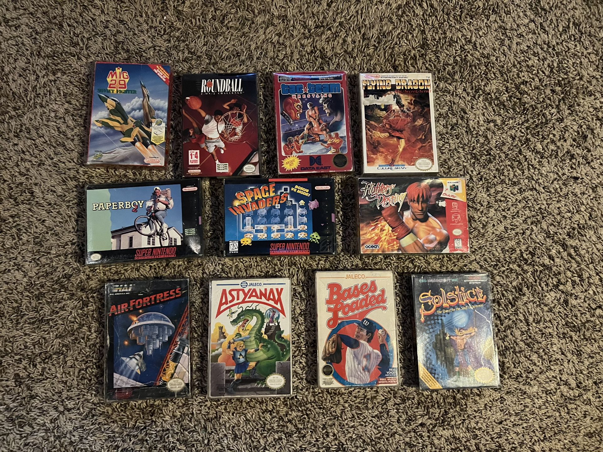 Nintendo Games With Boxes 