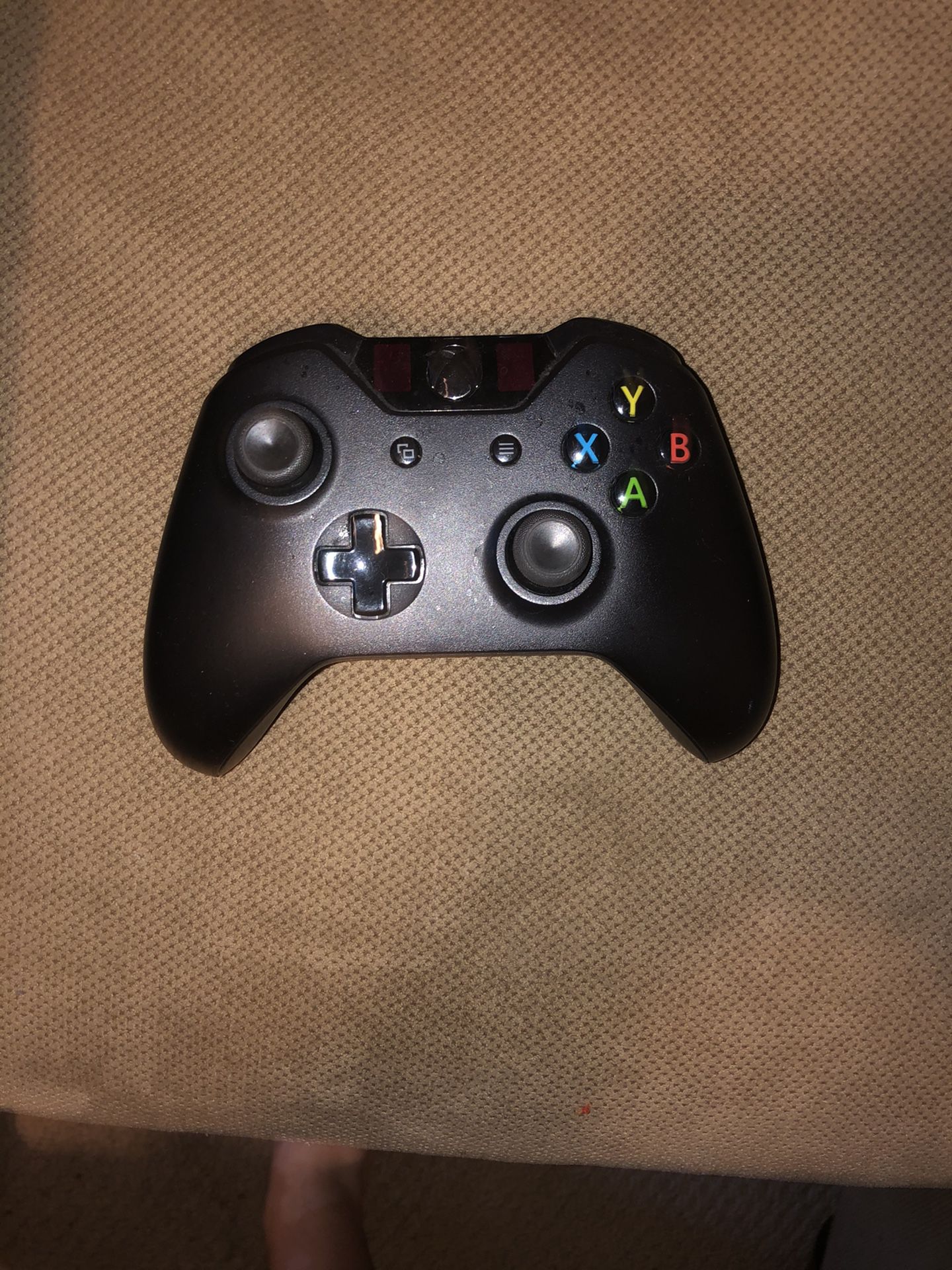 Xbox one 1tb hard drive 1 working controller and all cords, with 2 working games