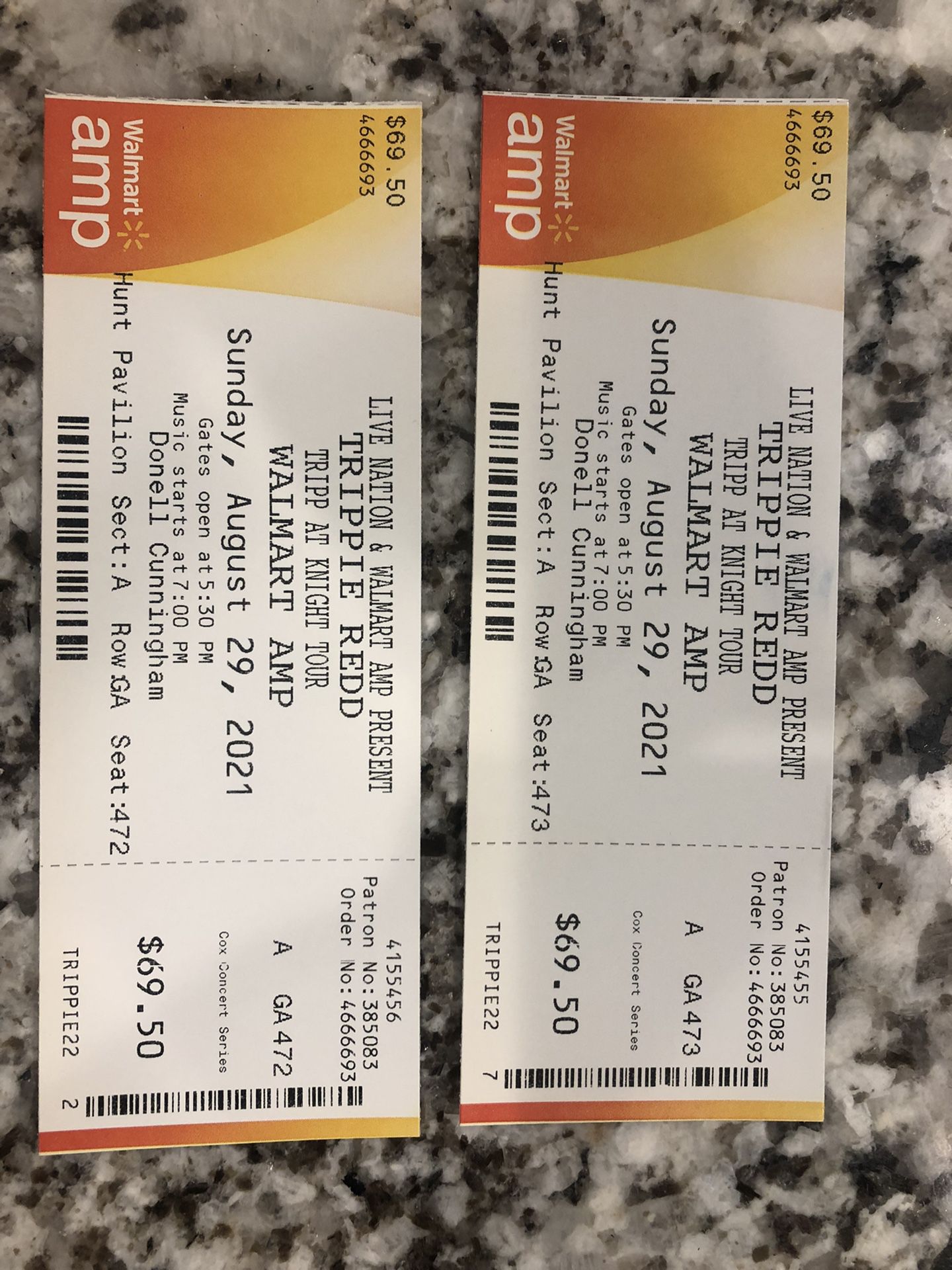 Two Tickets to The Trippie Redd Concert