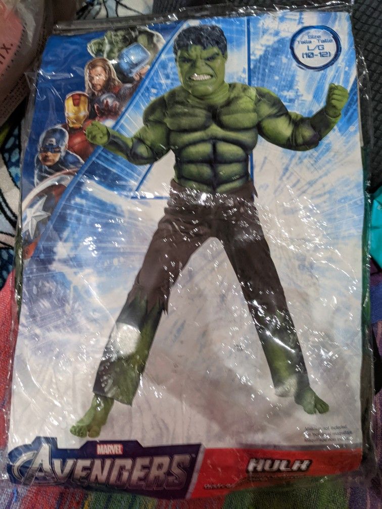 Marvel The Avengers Hulk Child Costume. Halloween.