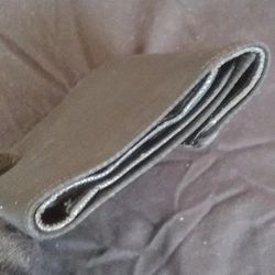 Authentic Prada milano black nylon leather silver wallet triangle tessuto Thumbnail