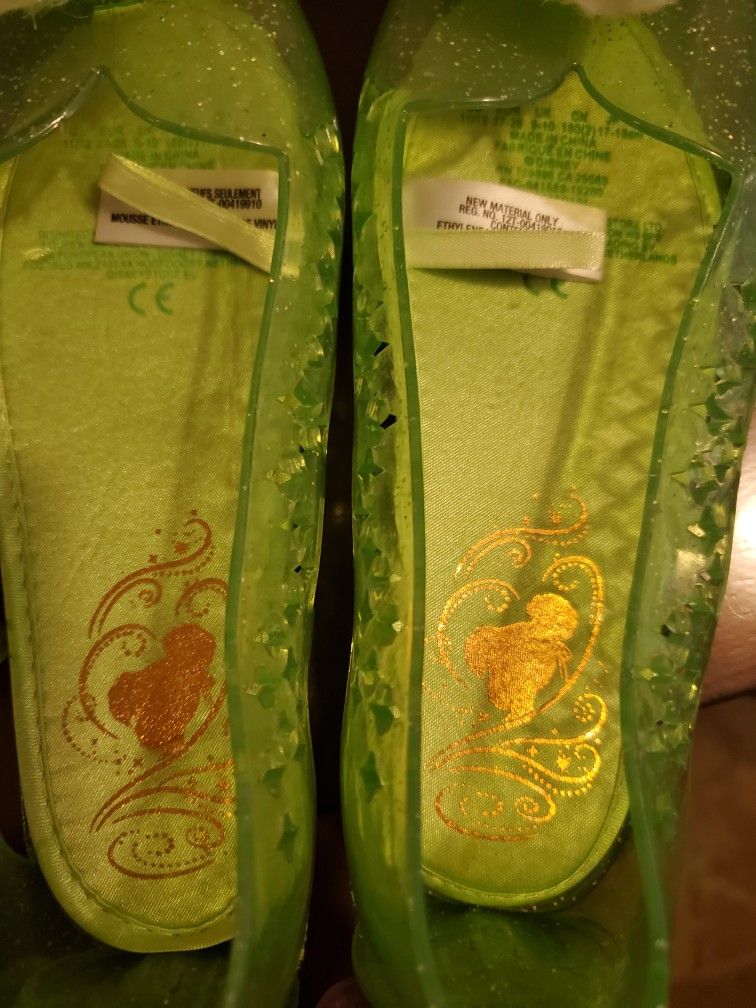Tinkerbell Shoes Toddler Girls Size 11 12 Disney