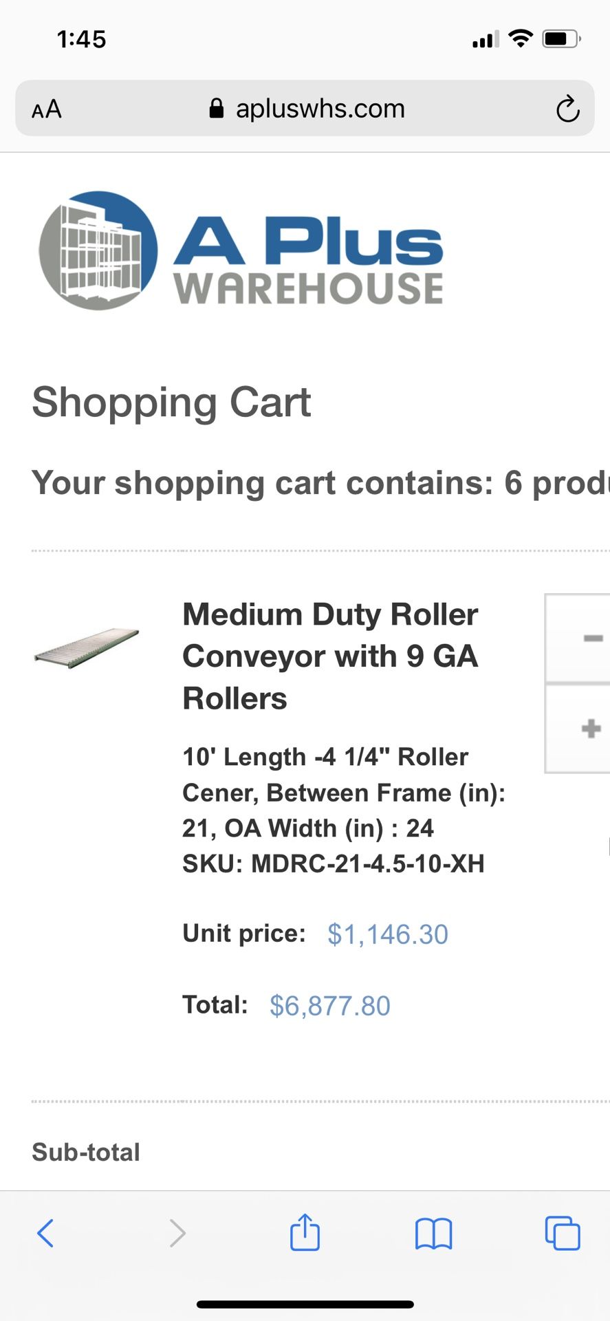 Heavy Duty Roller Conveyor
