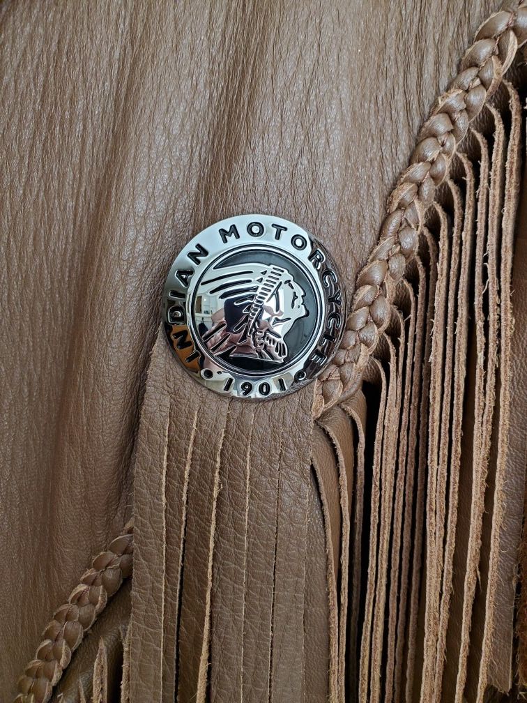 Custom Deerskin Leather Indian Motorcycle Jacket