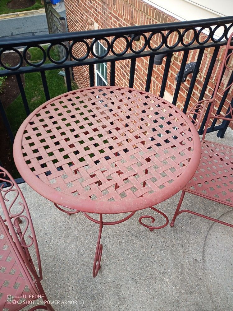 Metal Patio Deck Furniture