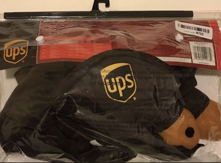 California Costume Collections UPS Pal Dog Halloween Costume, Large Dog (NO BOX)