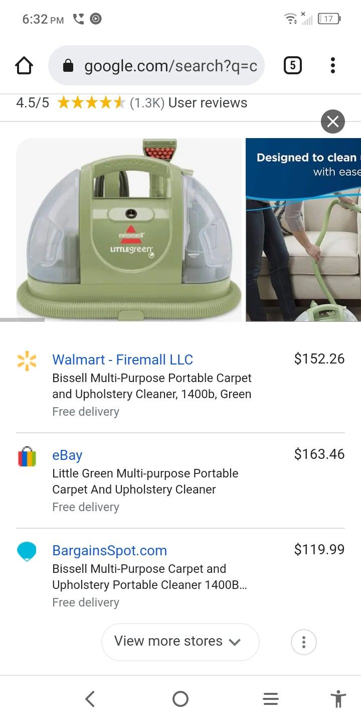 Brand New Carpet Cleaner