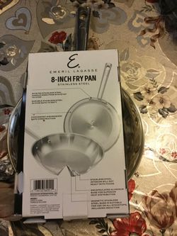 Emeril Lagasse 8 inch FRY PAN STAINLESS STELL NEW NEW NEW ! Thumbnail
