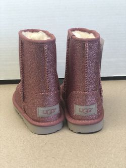 Ugg kids classic short II glitter boots size 9 and 10 toddler Thumbnail