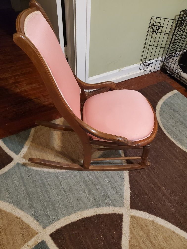 Antique Wooden Rocking Chair