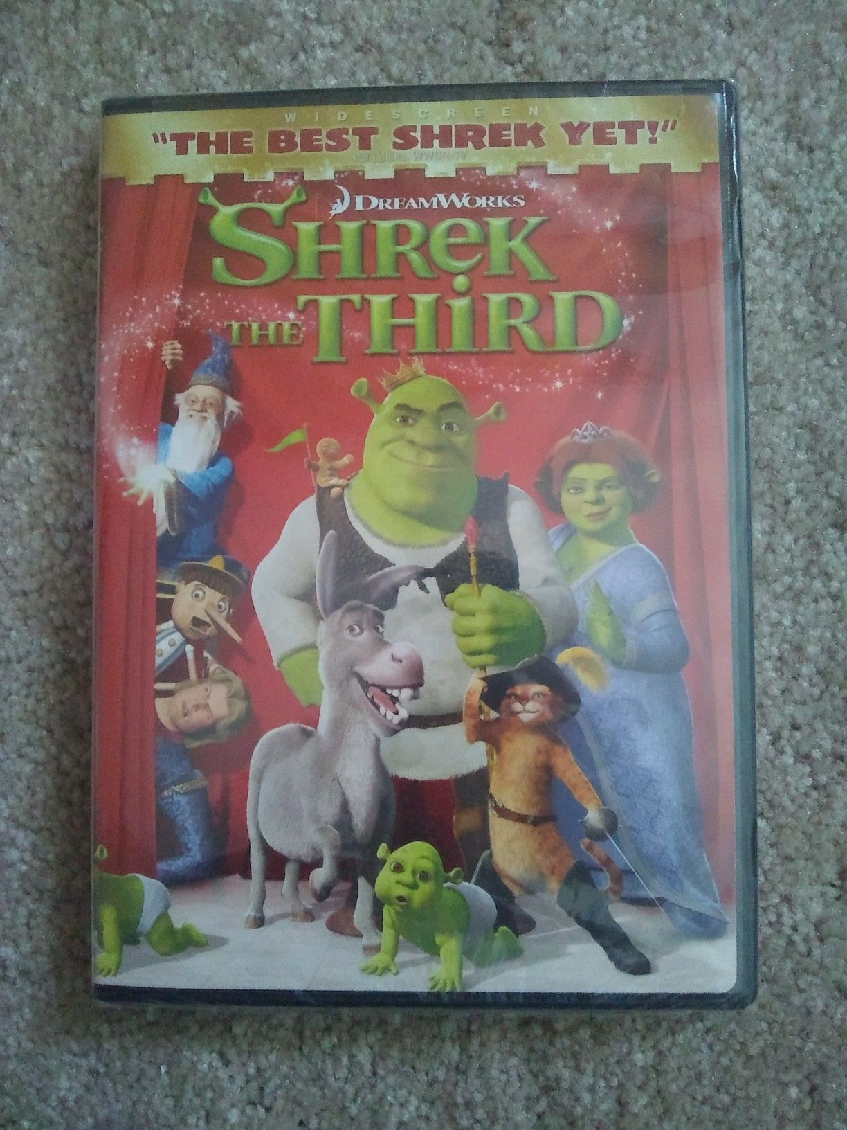 SHREK THE THIRD DVD "THE BIGGEST COMEDY OF THE YEAR!" NEW/ SEALED!