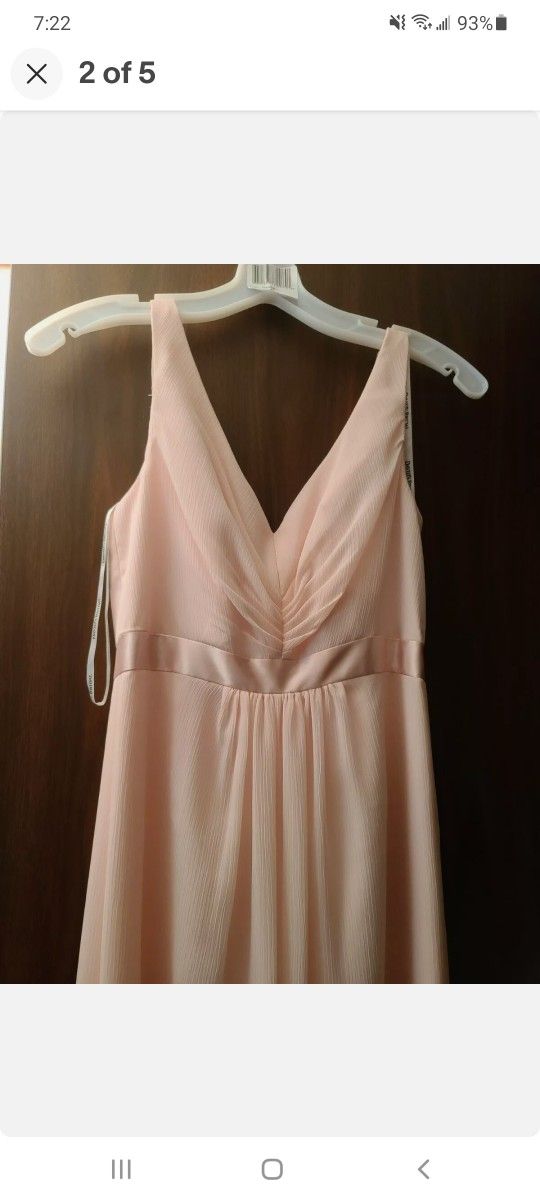 David's Bridal Dress Petal Pink Size 2