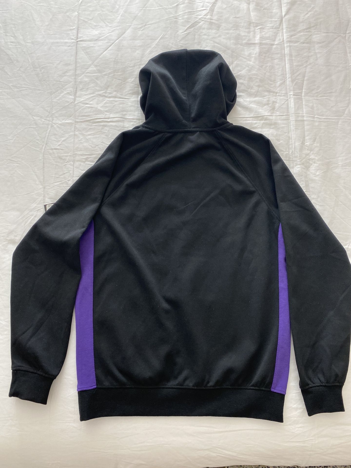 Los Angeles Lakers NBA Men's Hoodie Sweater Black Purple Size Small