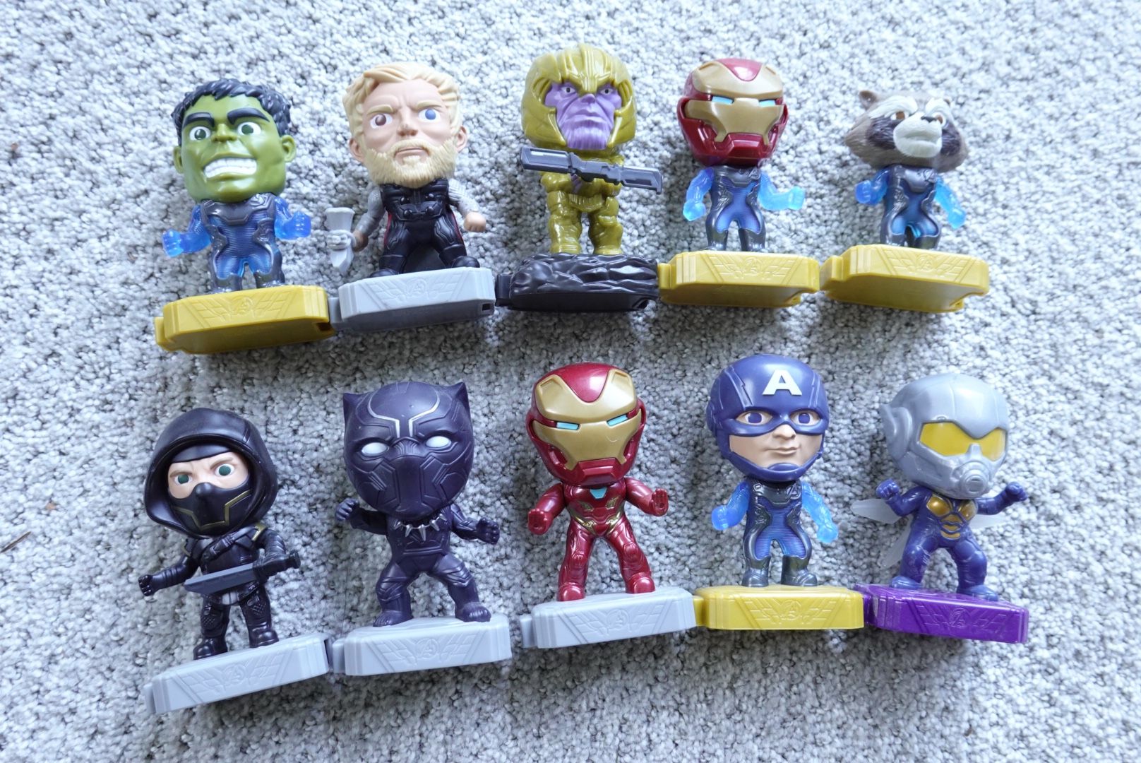 Avengers Endgame McDonalds Happy Meal Toys Full Collection, 45% OFF