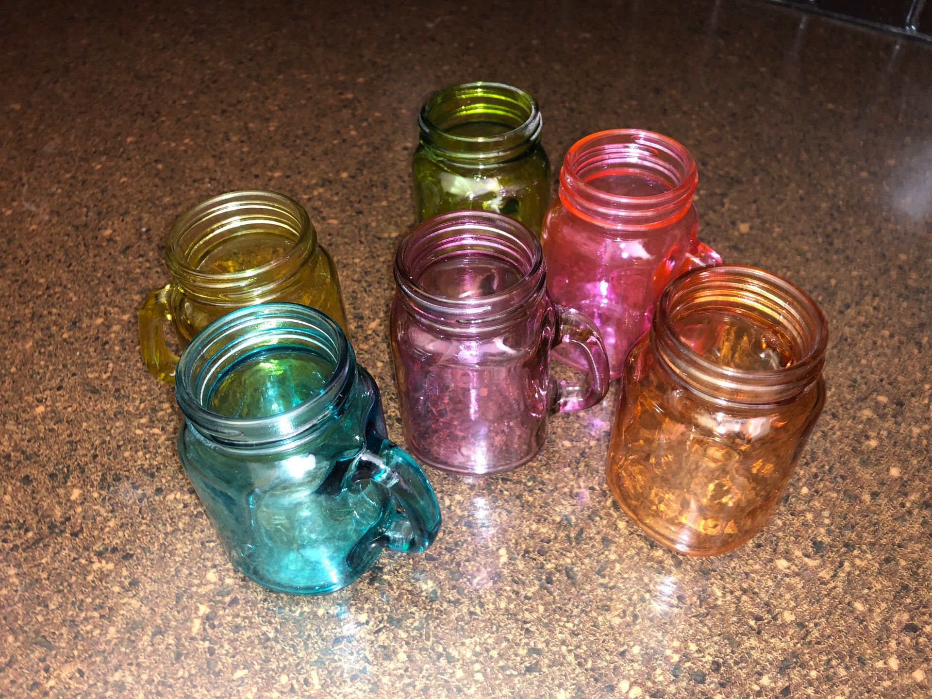 6 shot glass mason jars