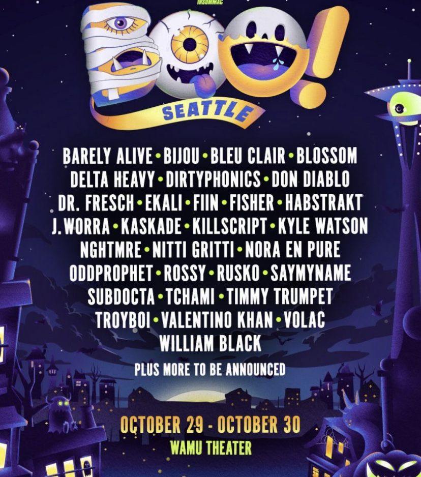 Boo! 2 Day Concert Tickets