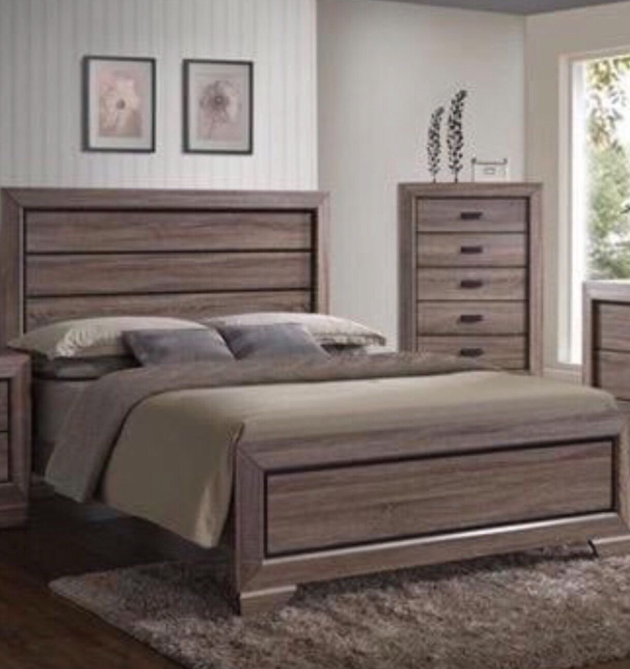 Brand New Queen Bed With Mattress $399.