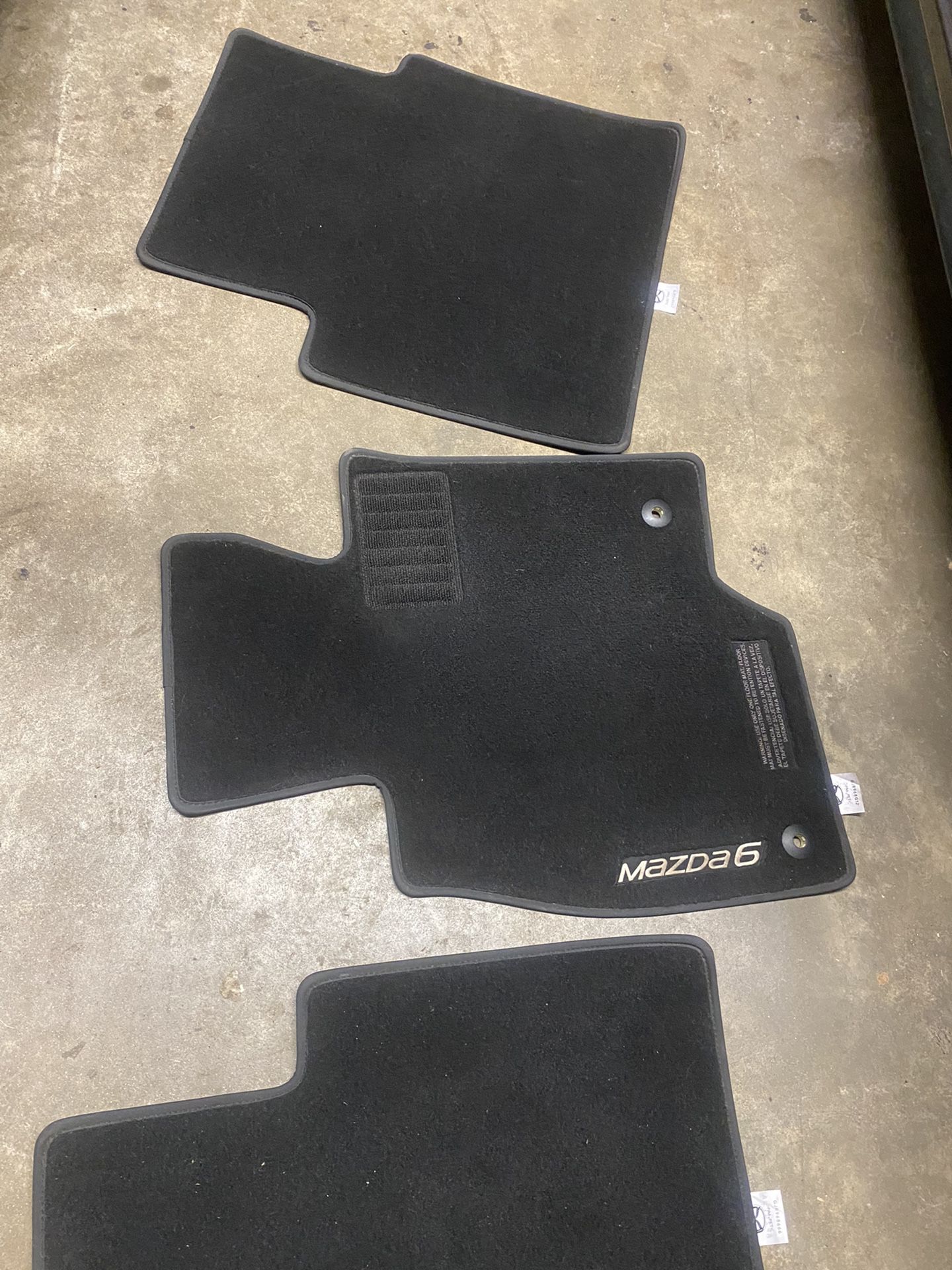 2017Mazda 6 Original Floor Mats. In Excellent  Shape Only Stayed In Car About A Month And I Replaced Them