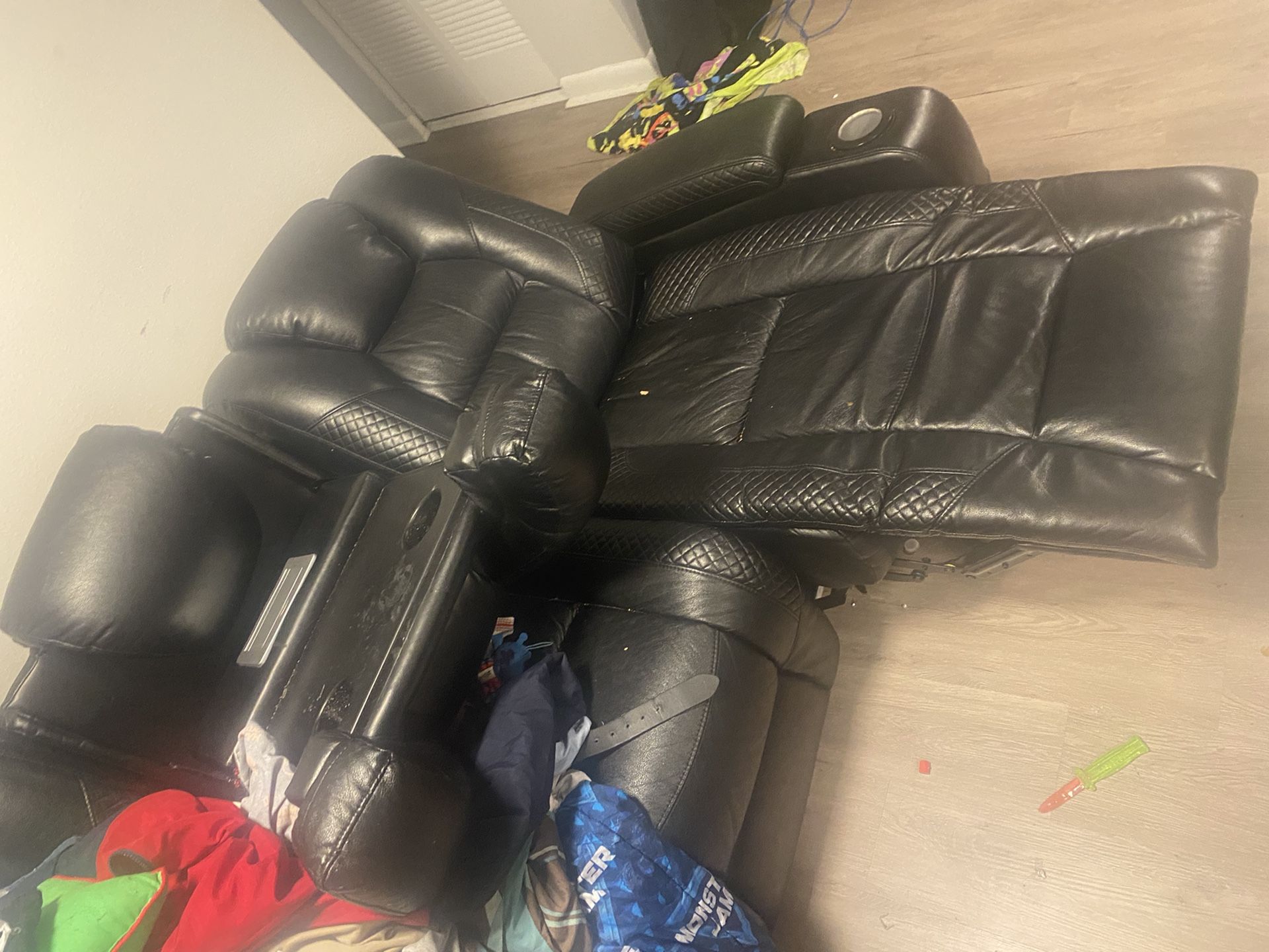 Power Recliner w/ Lights, Storage, & Cupholders