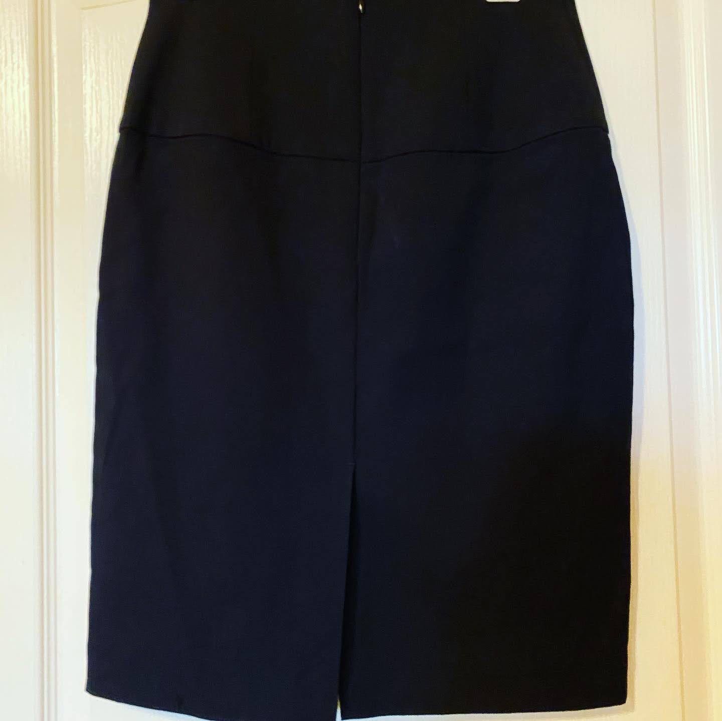 Long Black Pencil Skirt