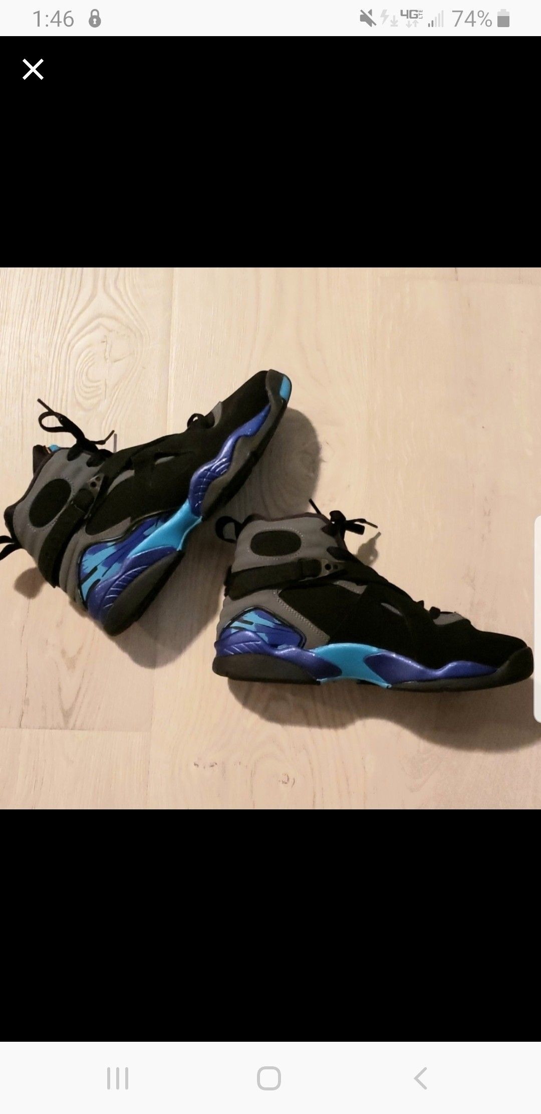 Air Jordon 8 Retro Agua