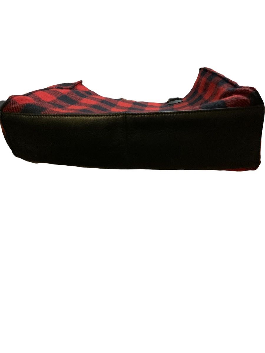 UGG BUFFALO CHECKER RED AND BLACK TOTE