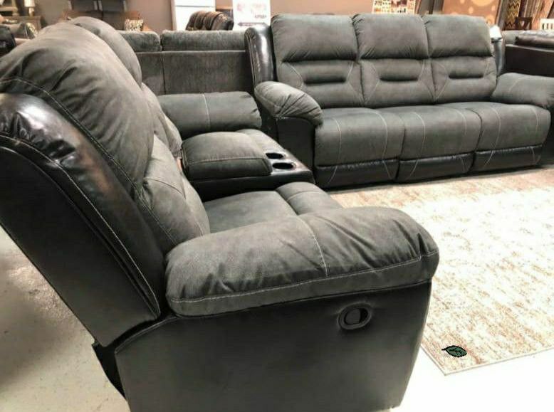 Brand New $39 Down‼Earhart Slate Reclining Living Room Set
