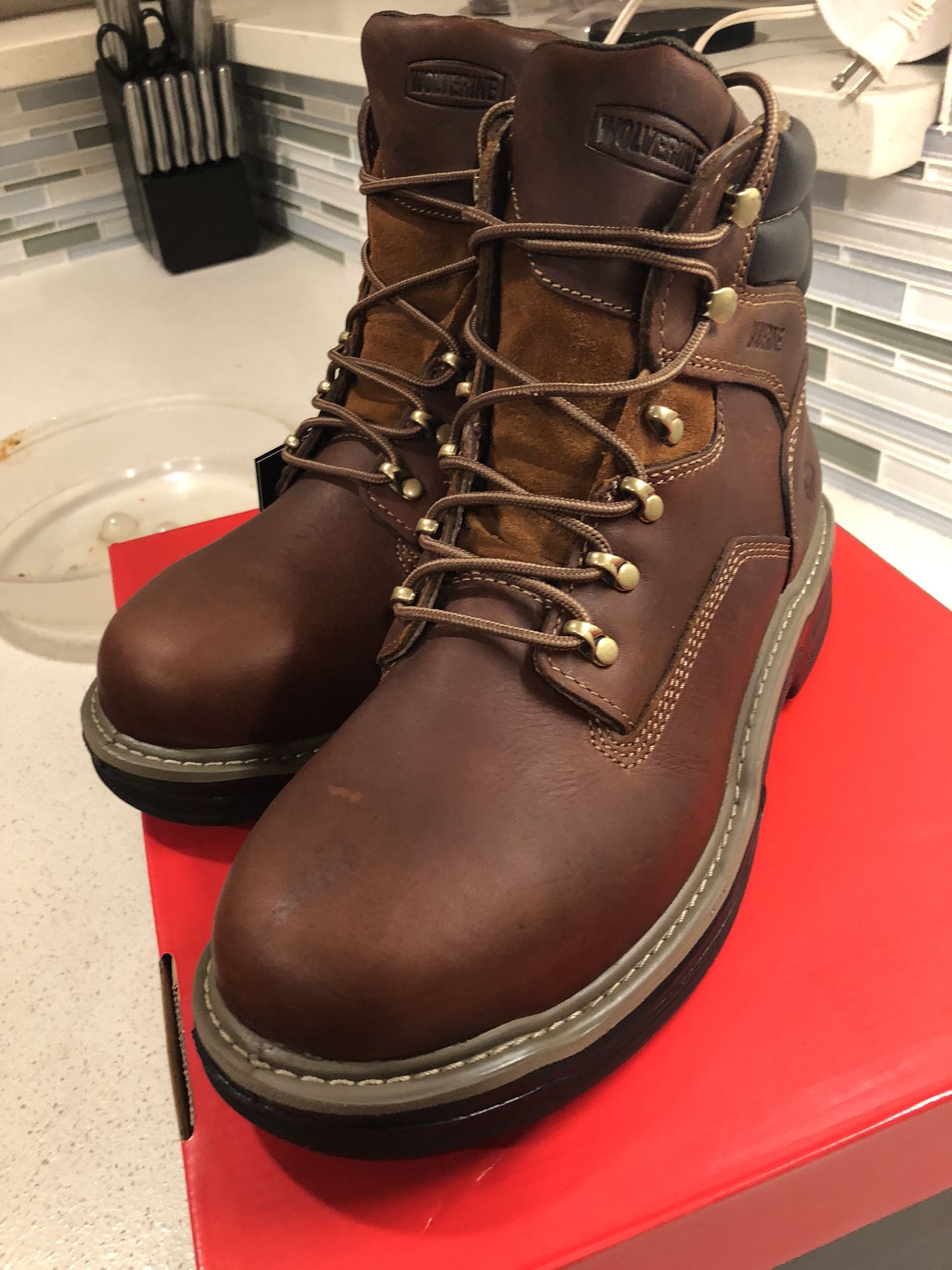 Wolverine Work Boots 6” Steel Toe