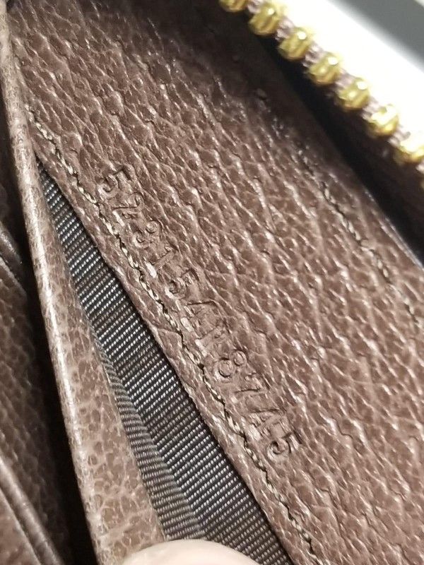 Gucci Ophidia Brown GG Supreme Wallet