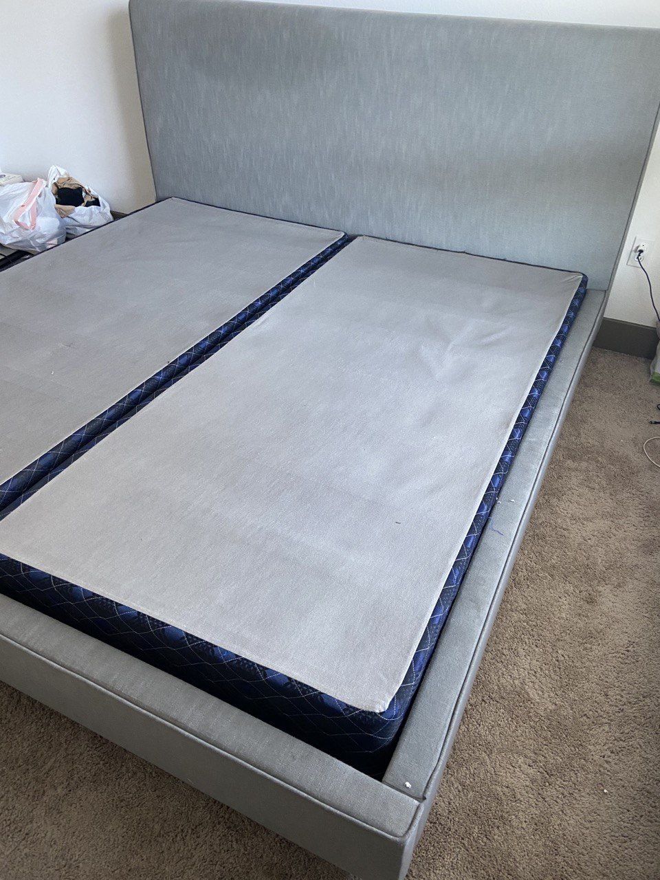 King Size bed + springbox for Sale in San Diego, CA OfferUp