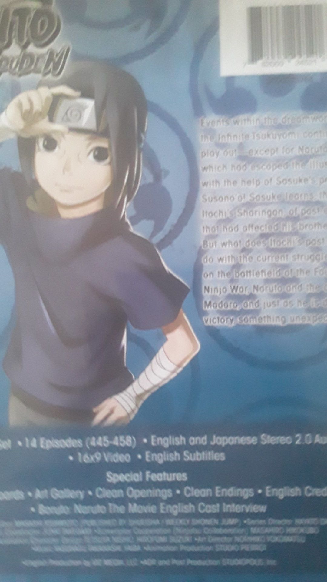 Naruto shippuden 35 DVD set thirty five episodes 445-458 original &uncut