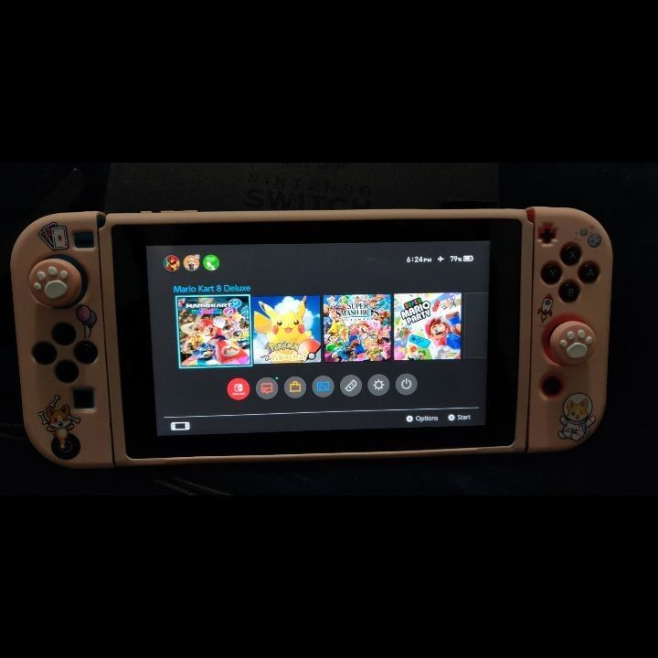 Nintendo Switch Bundle Set With 5 Games