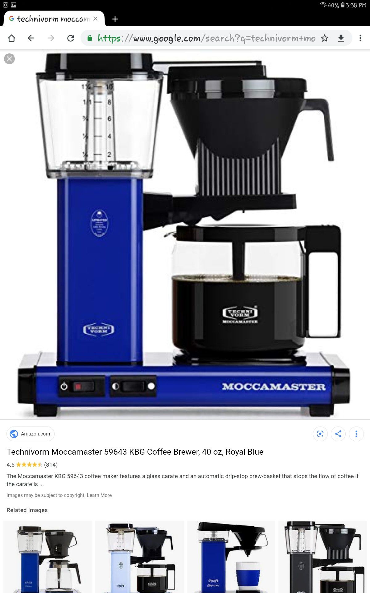 Moccamaster Coffee Maker for Sale in San Jose, - OfferUp