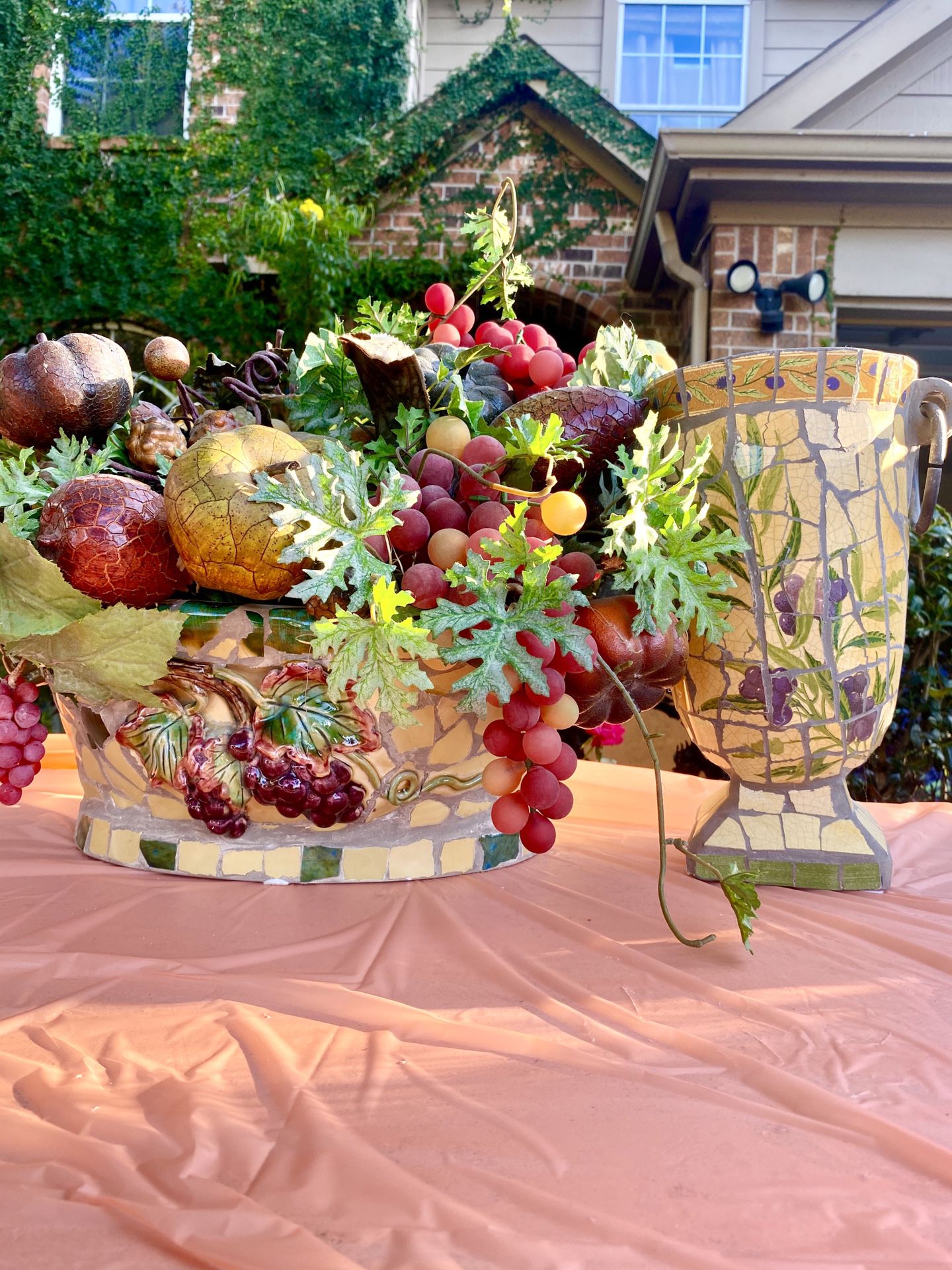 Tuscan Fruit vases