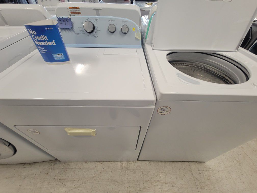 Whirlpool Tap Load Washer And Electric Dryer Set New Scratch And Dents With 6month's Warranty 