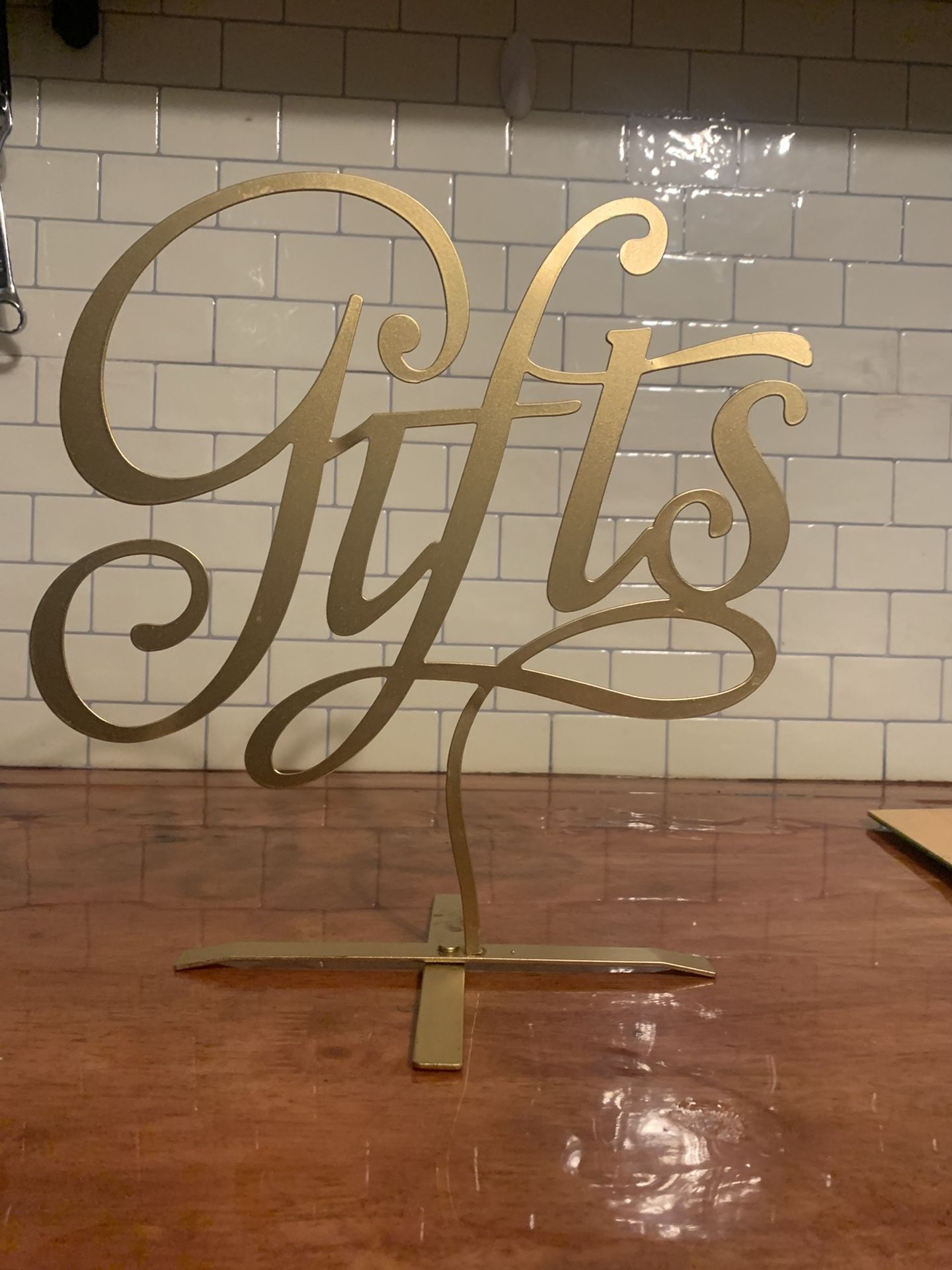 Sign For Gift Table Party Decor