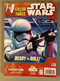 Star Wars Color And Trace With Stickers And Tracing Pages Lucas Films Ltd 2015 Thumbnail