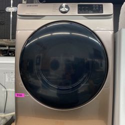 NEW SAMSUNG ELECTRIC DRYER IN CHAMPAGNE COLOR FINISH for
