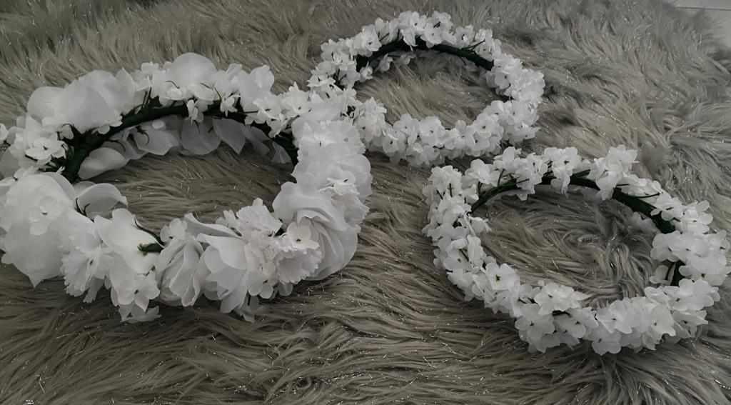 wreath headband wedding bridal Diadema Corona Para Boda