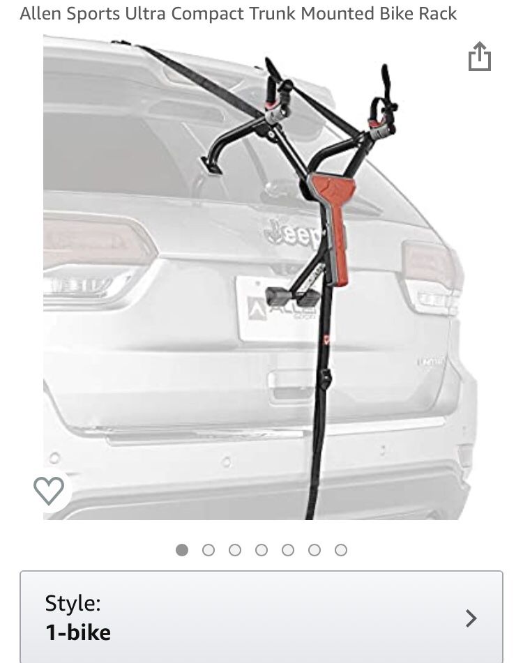 One Bike Compact Folding Carrier (Allen Sports MT-1)