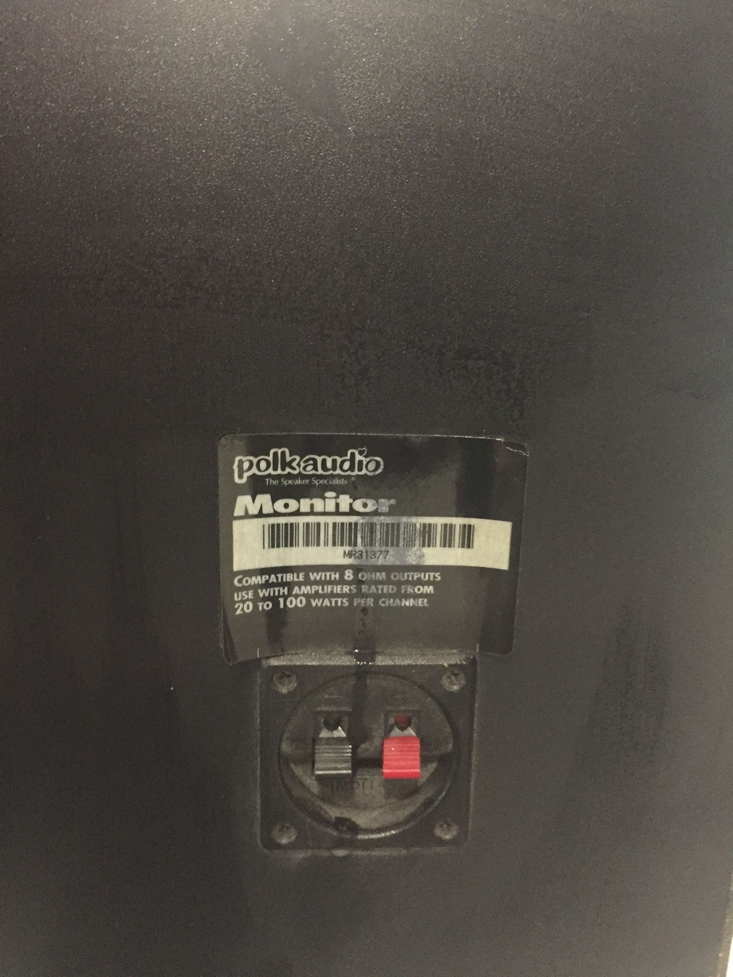 Pair of Polk Audio Speakers