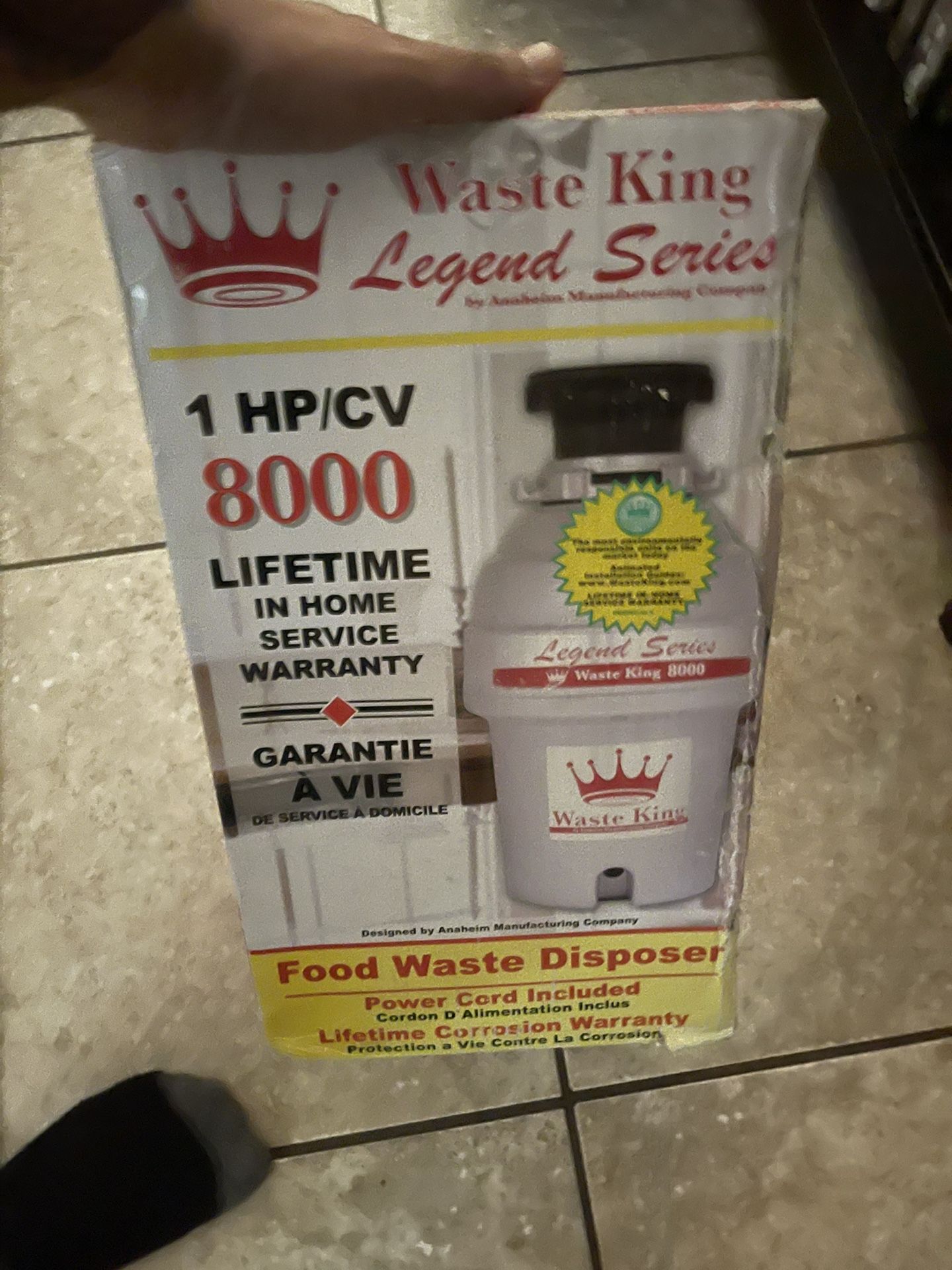 Waste King Food Disposal