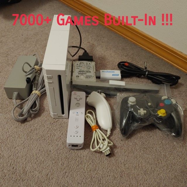 Modded Wii Bundle with 7000+ Games