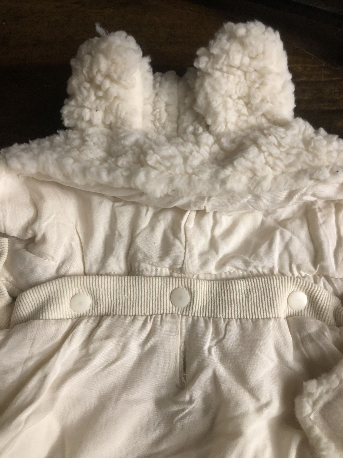 Ugg Dog Sherpa Coat/Costume Removeable Hood Size Medium