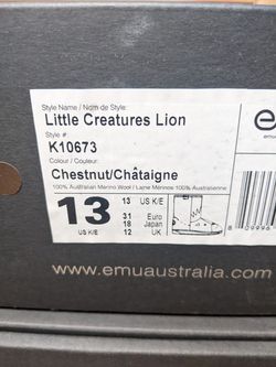 UGG BOOTS AUSTRALIA EMU LION KID, size 9 Thumbnail