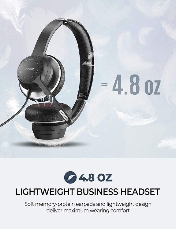 Mpow HC6 USB Headset Mpow HC6 USB Headset Computer Headphone 3.5mm
