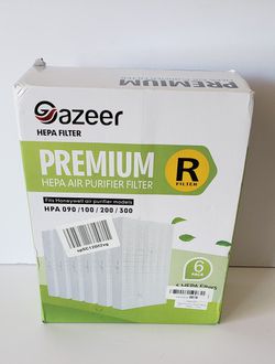 New Gazeer Premium Hepa Filters 6 Pk.  For Honeywell Air Purifier Thumbnail