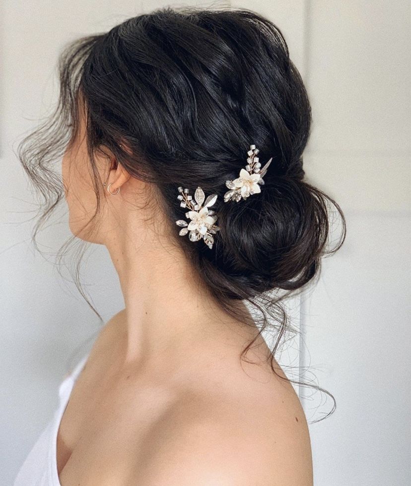 Porcelain & Ceramic Bridal Hair Accessories